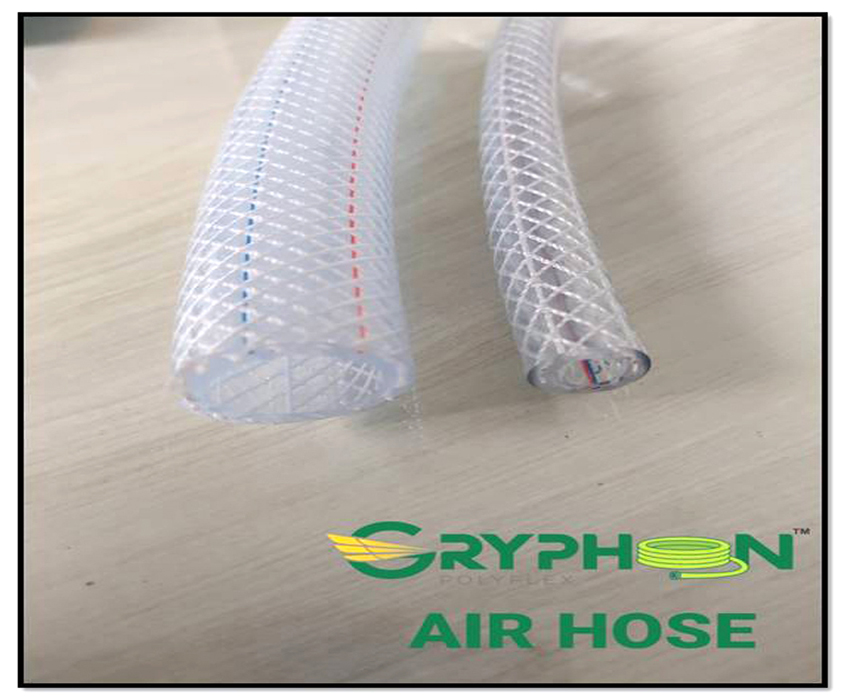 PVC Braided Air Hose Pipe.